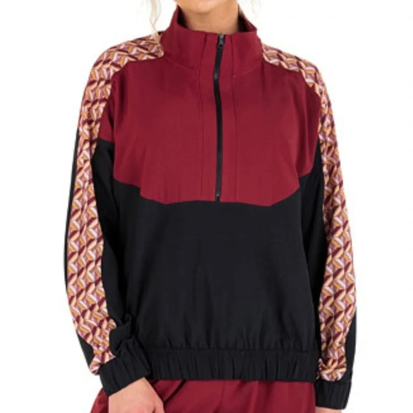 HurleyJuniors' City Block Colorblocked Quarter-Zip Jacket - Picture 1 of 5